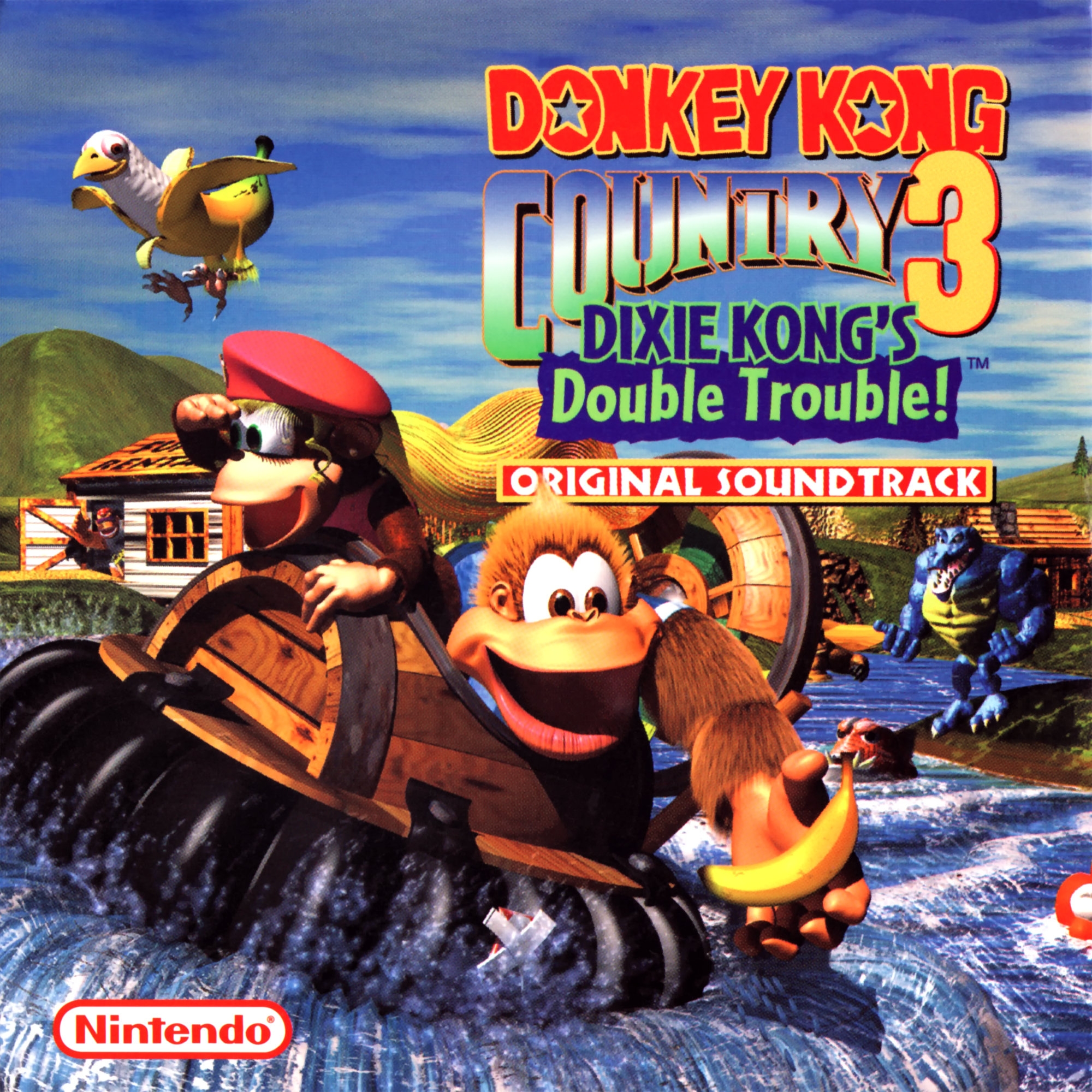 【2LP】Donkey Kong Country 3 ドンキーコング　サントラ Donkey Kong Country 3: Dixie Kong's Double Trouble! Original